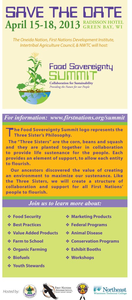 food sovereignty save the date